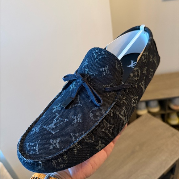Louis Vuitton LV Drivers (Monogram Black Loafers) - Picture 5 of 7